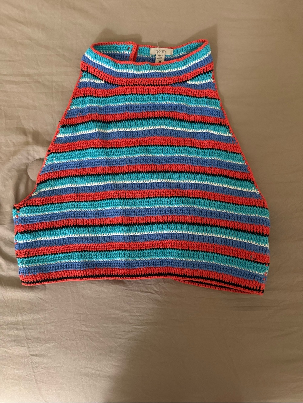 Knit halter top